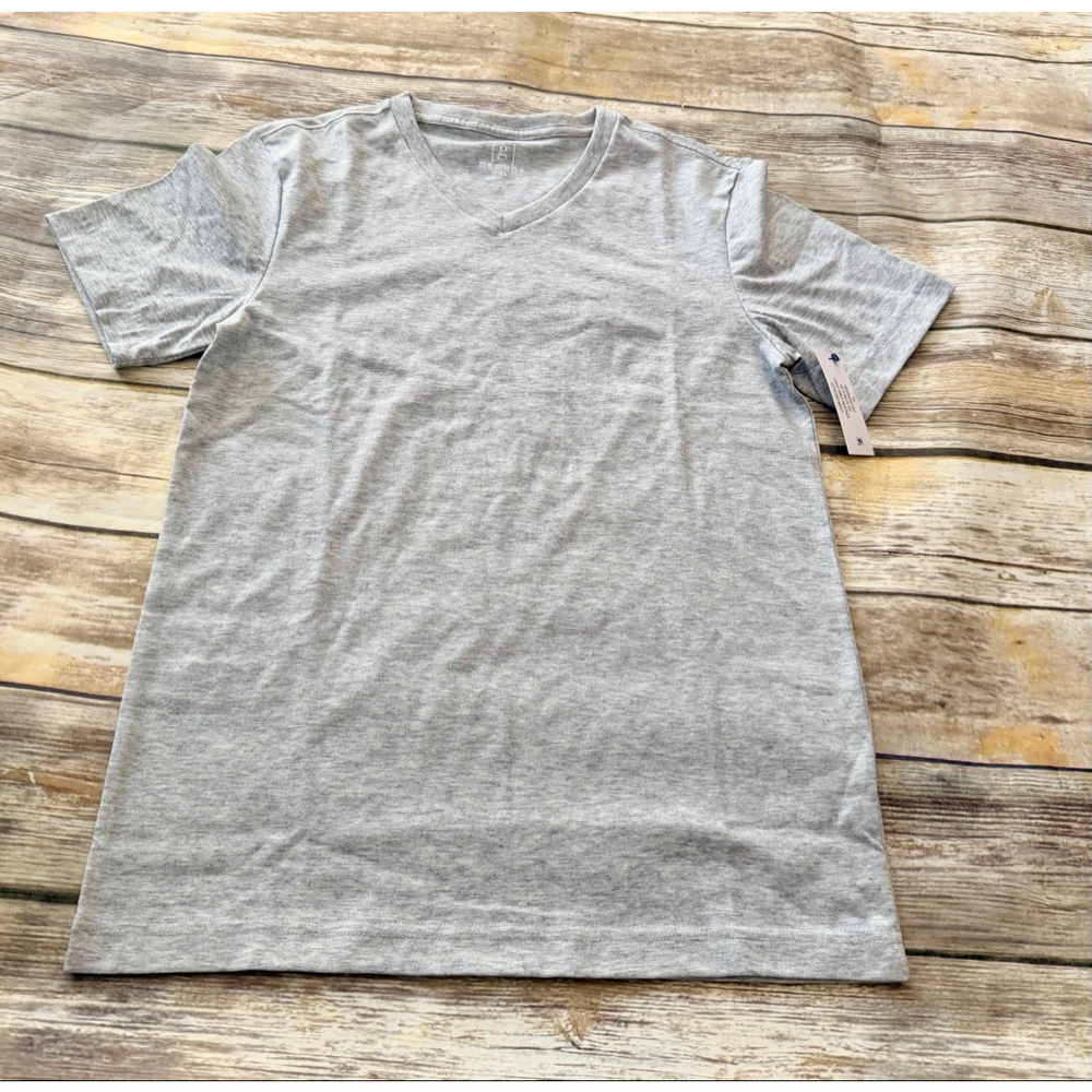 NWT GREY V NECK TEE-XS - Picture 2 of 6